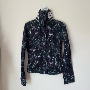 Bench Splatter Pattern Full Zip Sweater